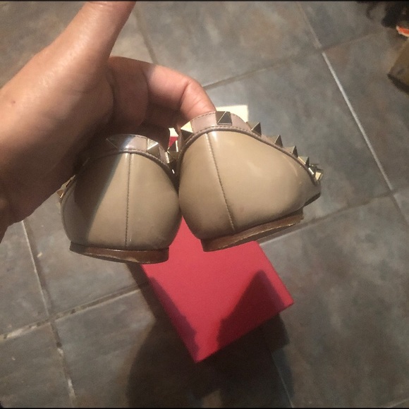 Authentic Valentino nude flats 39 - Picture 4 of 8